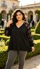 Immagine di PLUS SZIE V NECK TUNIC IN SOFT FABRIC